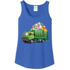 Easter Garbage Truck Eggs Funny Easter Day Great Gift Ladies Essential Tank