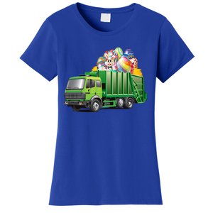 Easter Garbage Truck Eggs Funny Easter Day Great Gift Women's T-Shirt