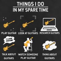 epiphone guitar tee guitar things i do in my spare time Cool Comfort Performance Bucket Hat