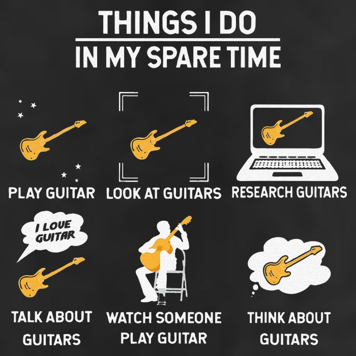 epiphone guitar tee guitar things i do in my spare time Cool Comfort Performance Bucket Hat