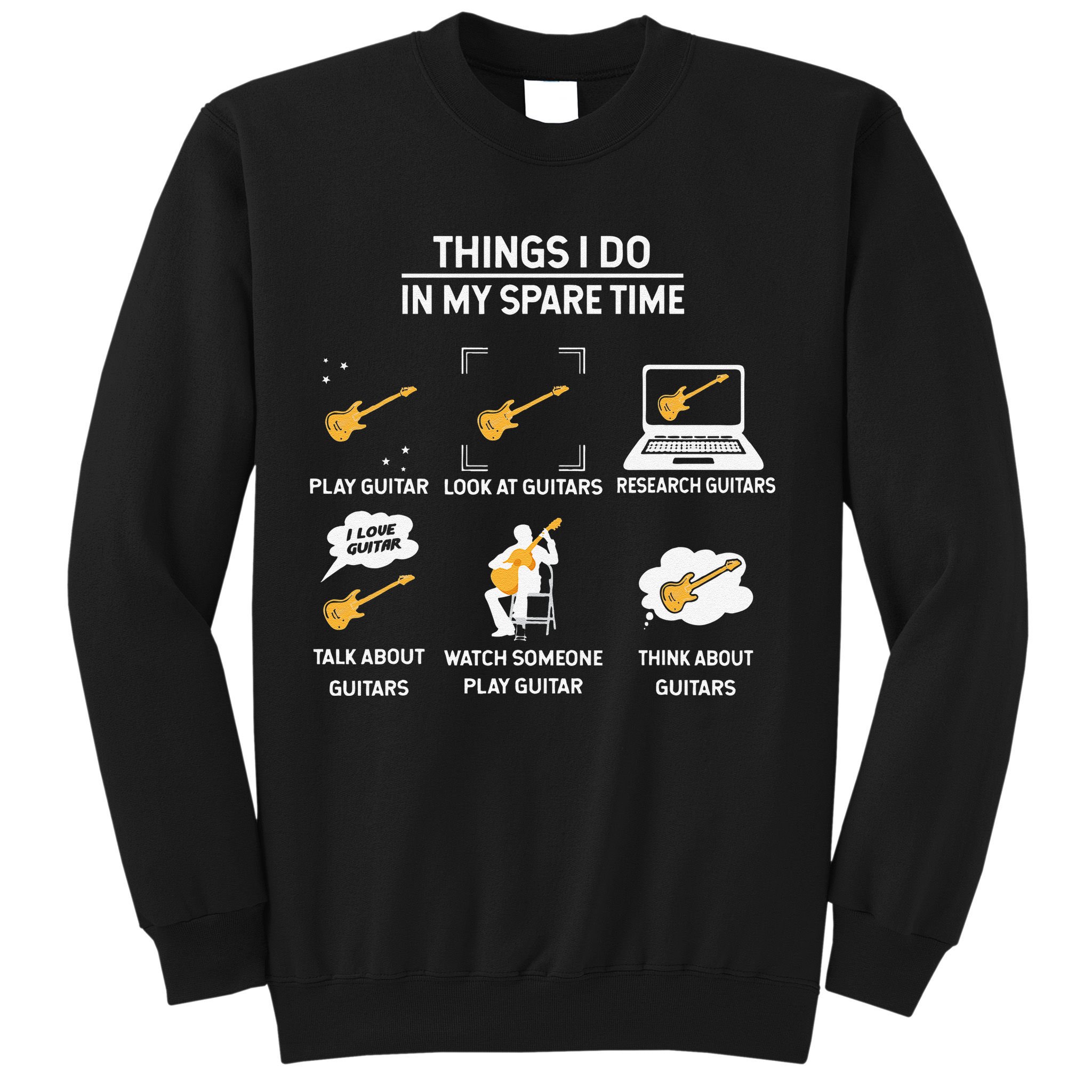 epiphone guitar tee guitar things i do in my spare time Sweatshirt