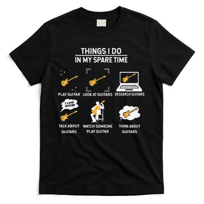 epiphone guitar tee guitar things i do in my spare time T-Shirt