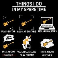 epiphone guitar tee guitar things i do in my spare time T-Shirt