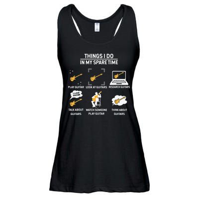 epiphone guitar tee guitar things i do in my spare time Ladies Essential Flowy Tank
