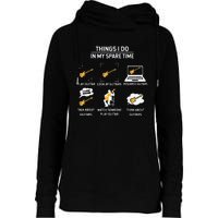 epiphone guitar tee guitar things i do in my spare time Womens Funnel Neck Pullover Hood