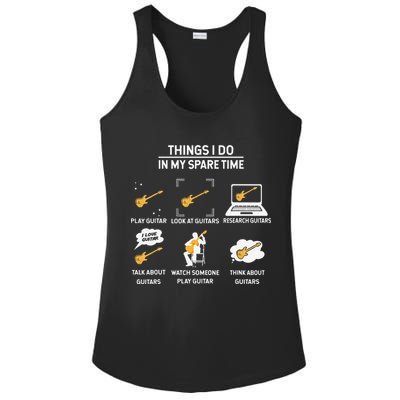 epiphone guitar tee guitar things i do in my spare time Ladies PosiCharge Competitor Racerback Tank