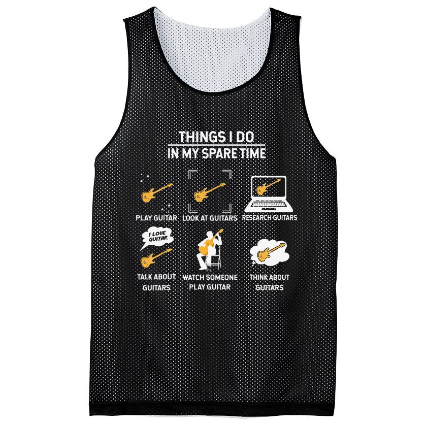 epiphone guitar tee guitar things i do in my spare time Mesh Reversible Basketball Jersey Tank