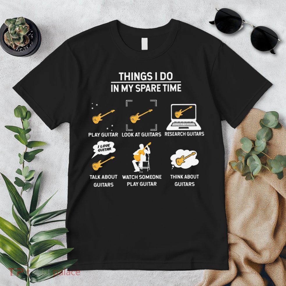 epiphone guitar tee guitar things i do in my spare time Premium T-Shirt