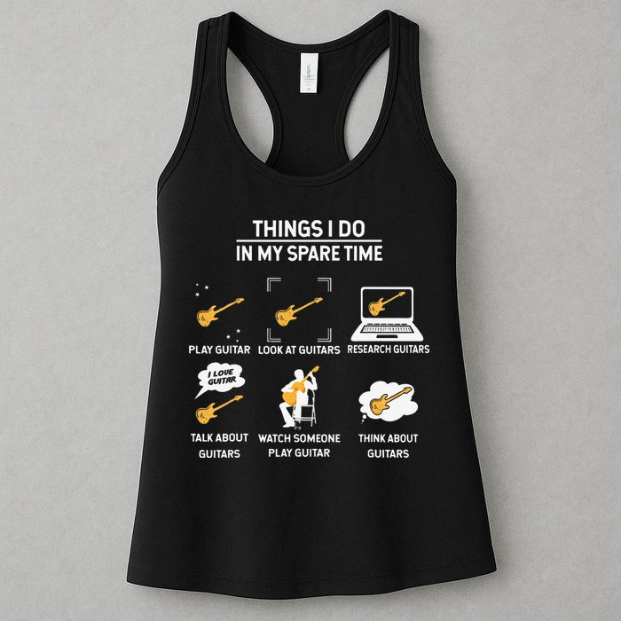 epiphone guitar tee guitar things i do in my spare time Womens Tank Top