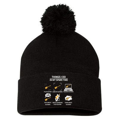 epiphone guitar tee guitar things i do in my spare time Pom Pom 12in Knit Beanie