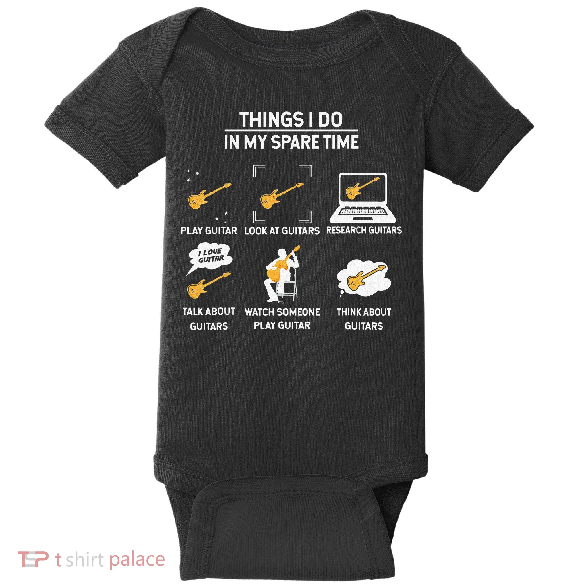 epiphone guitar tee guitar things i do in my spare time Baby Bodysuit