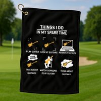 epiphone guitar tee guitar things i do in my spare time Golf Towel