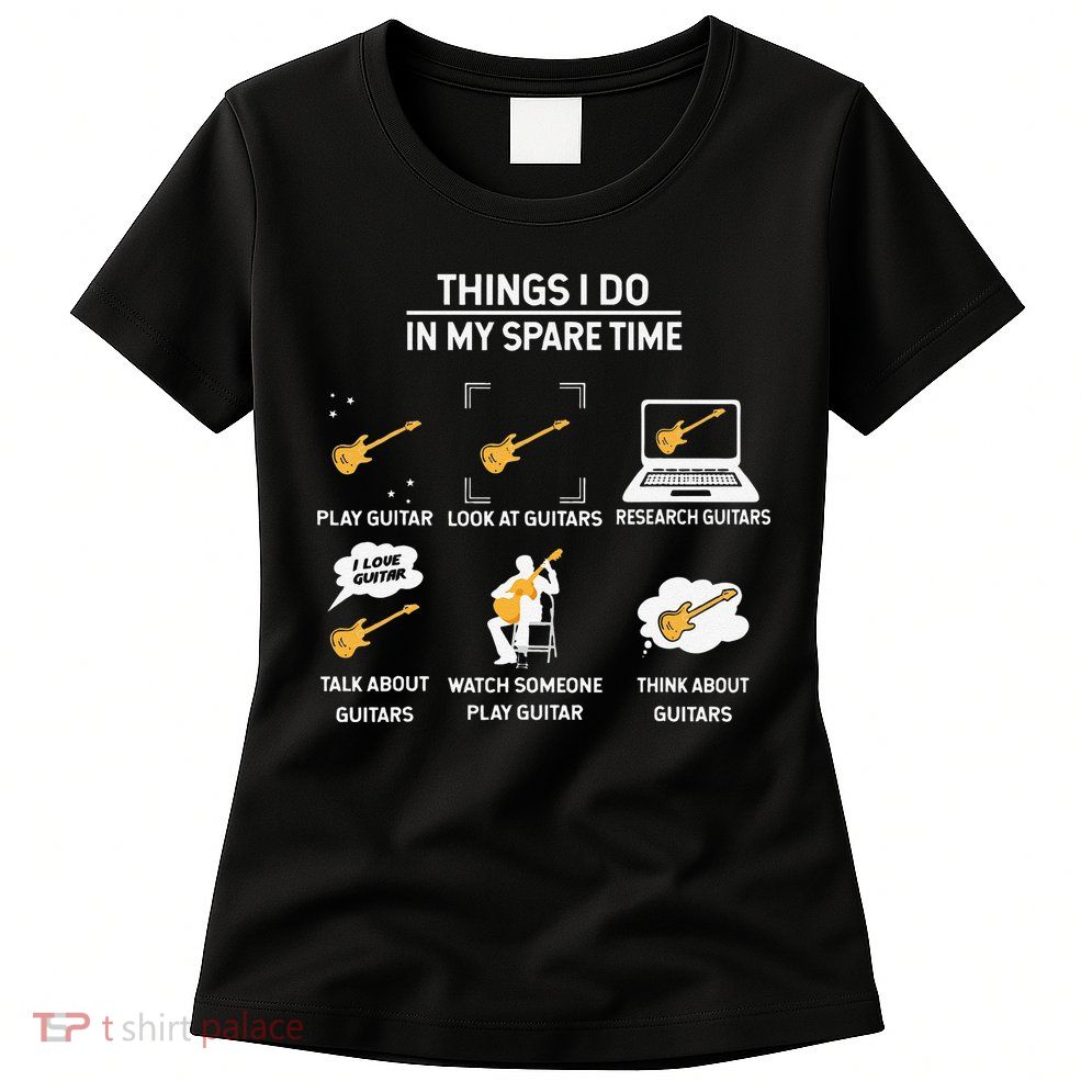 epiphone guitar tee guitar things i do in my spare time Womens T-Shirt