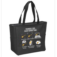 epiphone guitar tee guitar things i do in my spare time Zip Tote Bag