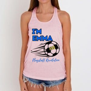 Emma Goes To Hawaii Women's Knotted Racerback Tank