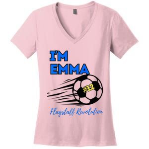 Emma Goes To Hawaii Women's V-Neck T-Shirt