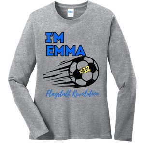 Emma Goes To Hawaii Ladies Long Sleeve Shirt