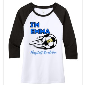 Emma Goes To Hawaii Women's Tri-Blend 3/4-Sleeve Raglan Shirt