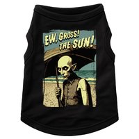 Ew Gross! The Sun! Vampire At The Sunny Beach Summer Goth Doggie Tank