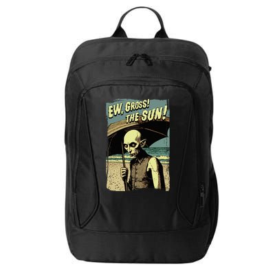 Ew Gross! The Sun! Vampire At The Sunny Beach Summer Goth City Backpack