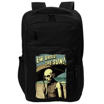 Ew Gross! The Sun! Vampire At The Sunny Beach Summer Goth Impact Tech Backpack