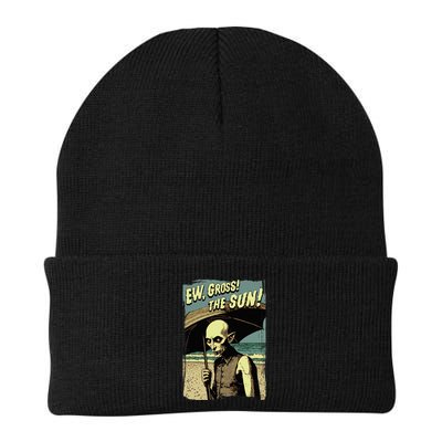 Ew Gross! The Sun! Vampire At The Sunny Beach Summer Goth Beanie