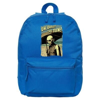Ew Gross! The Sun! Vampire At The Sunny Beach Summer Goth 16 in Basic Backpack