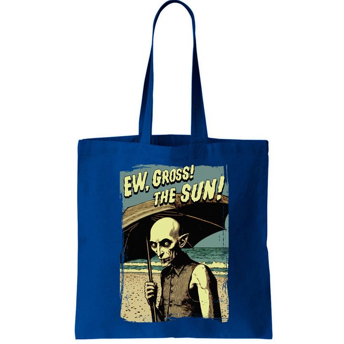 Ew Gross! The Sun! Vampire At The Sunny Beach Summer Goth Bag