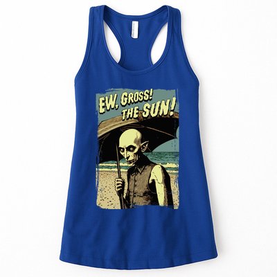 Ew Gross! The Sun! Vampire At The Sunny Beach Summer Goth Womens Tank Top