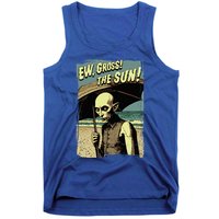 Ew Gross! The Sun! Vampire At The Sunny Beach Summer Goth Tank Top