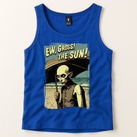 Ew Gross! The Sun! Vampire At The Sunny Beach Summer Goth Tank Top