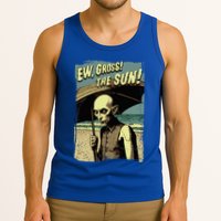 Ew Gross! The Sun! Vampire At The Sunny Beach Summer Goth Tank Top