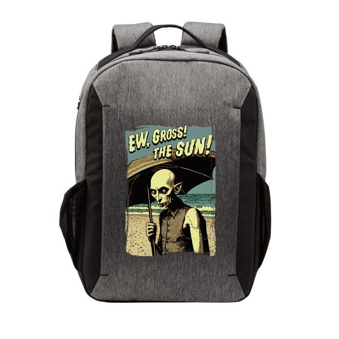 Ew Gross! The Sun! Vampire At The Sunny Beach Summer Goth Vector Backpack