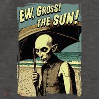 Ew Gross! The Sun! Vampire At The Sunny Beach Summer Goth Vector Backpack