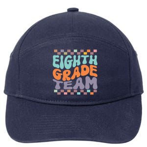 Eighth Grade Team Teacher Student Back To School 8th Grade Gift 7-Panel Snapback Hat