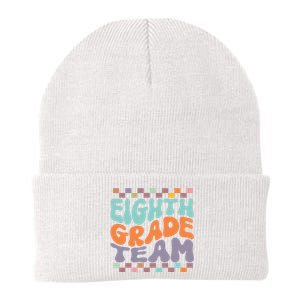 Eighth Grade Team Teacher Student Back To School 8th Grade Gift Knit Cap Winter Beanie