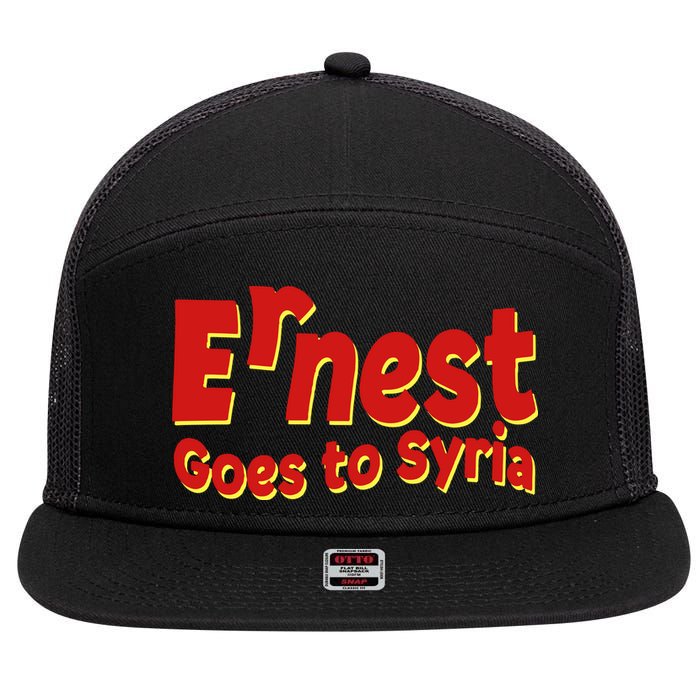 Ernest Goes To Syria 7 Panel Mesh Trucker Snapback Hat