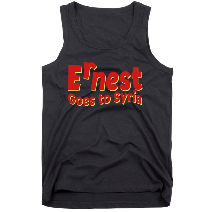 Ernest Goes To Syria Tank Top