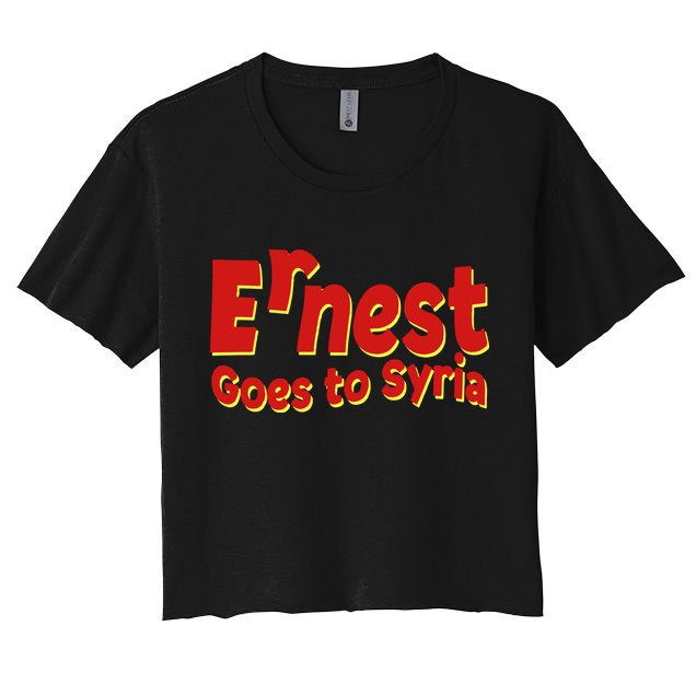 Ernest Goes To Syria Crop Top