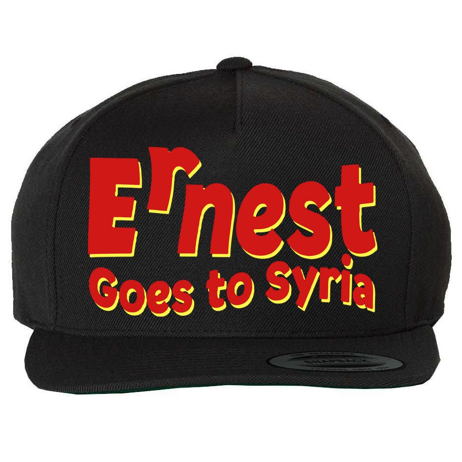 Ernest Goes To Syria Wool Snapback Cap