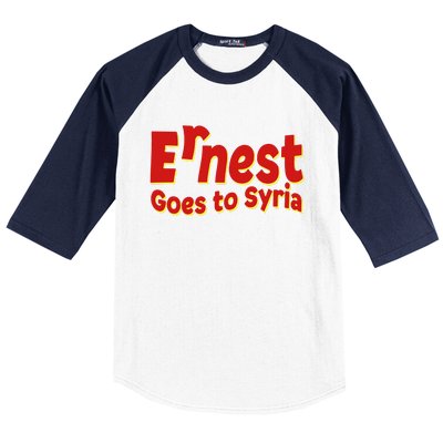 Ernest Goes To Syria Baseball Sleeve Shirt