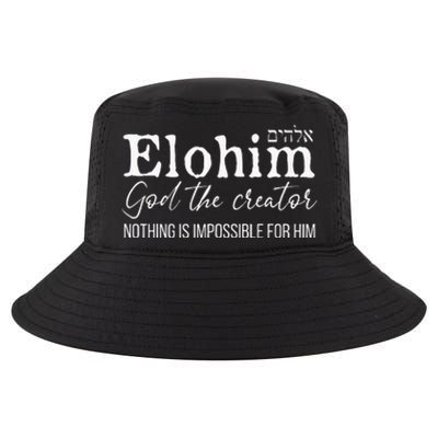 Elohim God The Creator Hebrew Names For God Cool Comfort Performance Bucket Hat