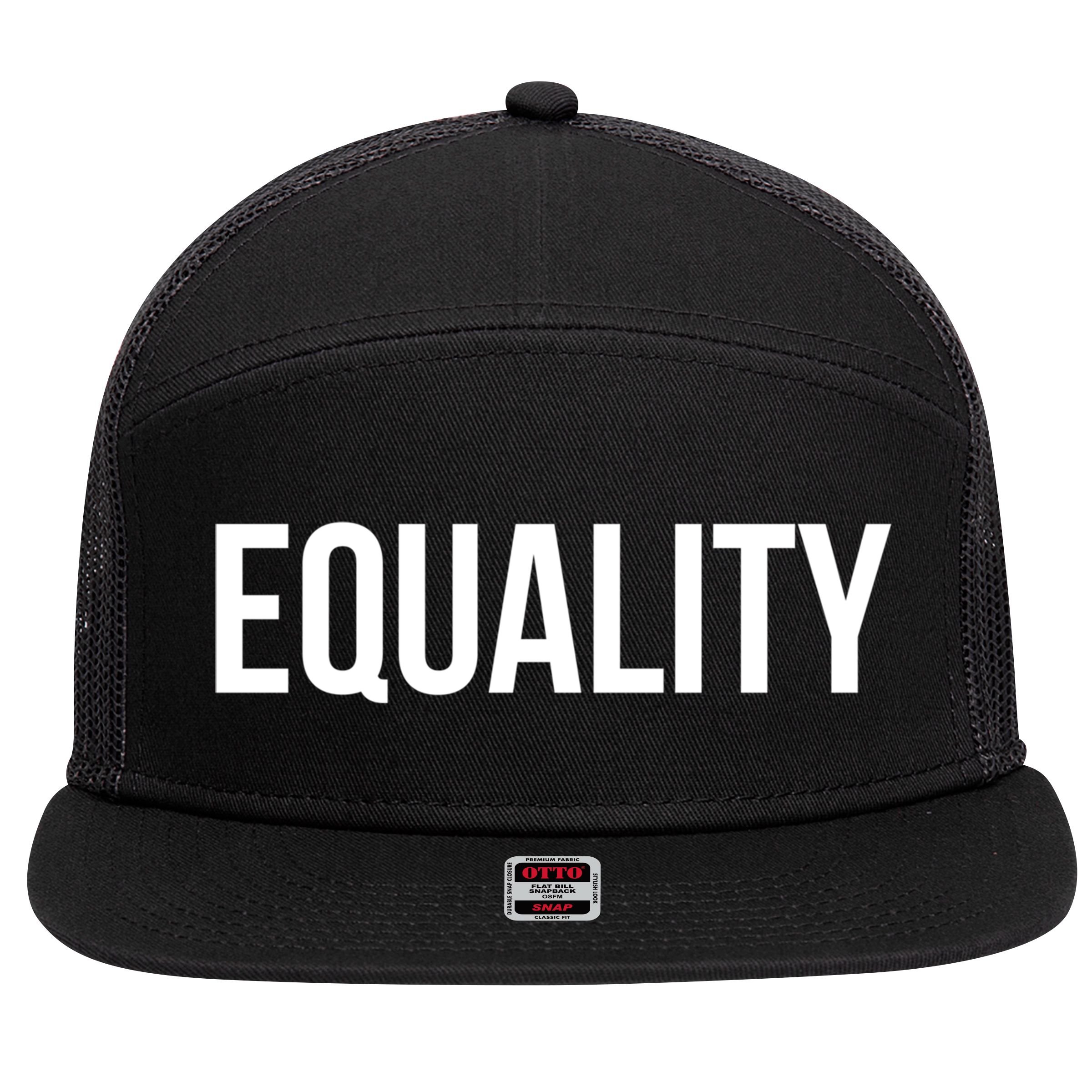 Equality Gift To Promote Equal Rights Gift 7 Panel Mesh Trucker Snapback Hat
