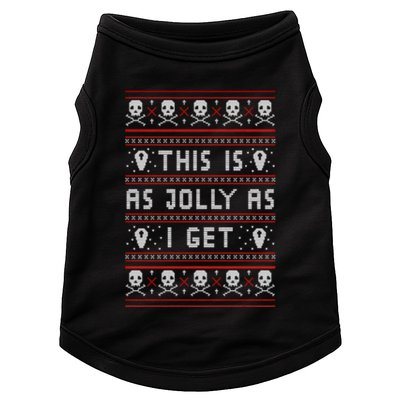 Emo Gothic Ugly Christmas Doggie Tank