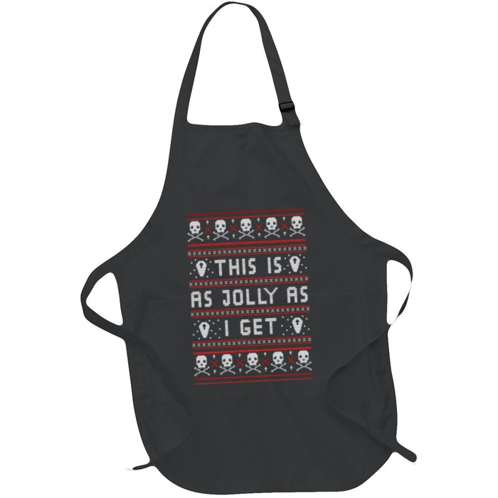 Emo Gothic Ugly Christmas Apron