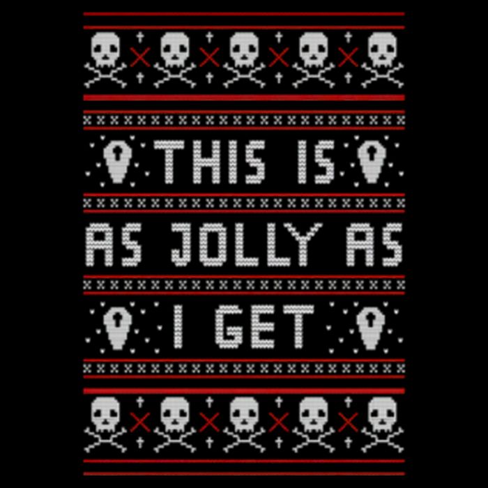 Emo Gothic Ugly Christmas Apron
