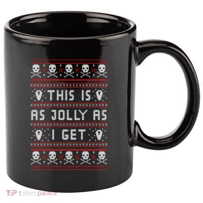 Emo Gothic Ugly Christmas 11oz C Handle Ceramic Mug