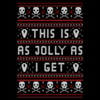 Emo Gothic Ugly Christmas Drawstring Bag