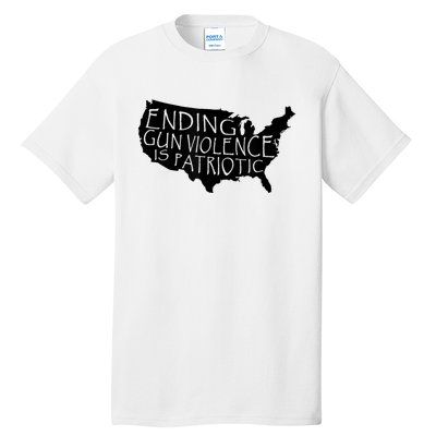 Ending Gun Violence Is Patriotic United States Silhouette Tall T-Shirt