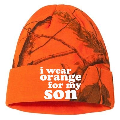 End Gun Violence Awareness For My Son I Wear Orange Kati Licensed 12" Camo Beanie